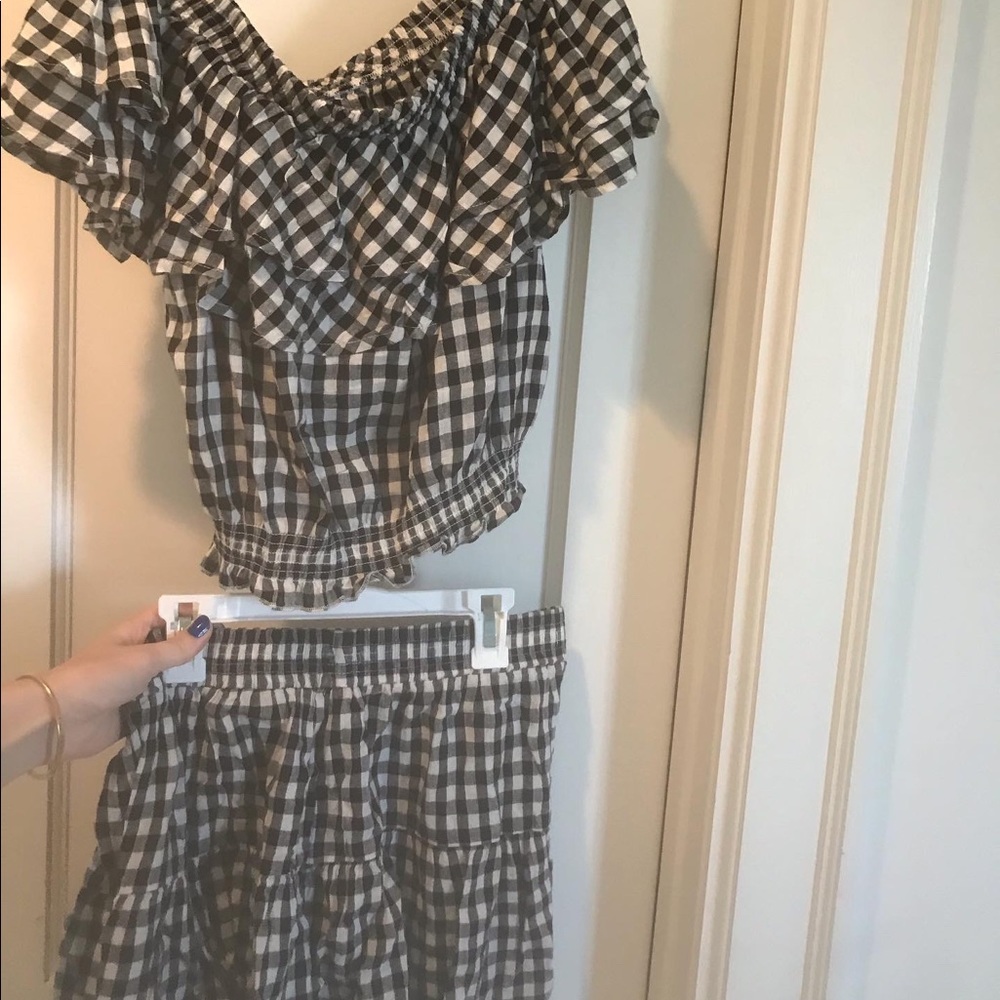 gingham set